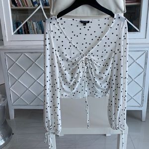 Topshop polka dot top